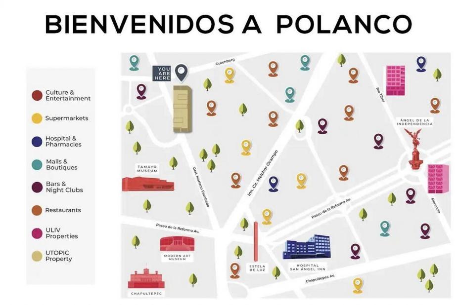 Hotel Pm Polanco Mexico by Eksteriør bilde